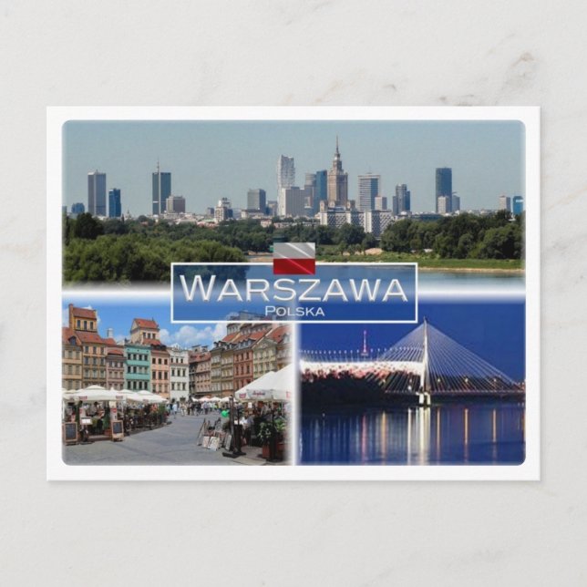 PL Polen - Warszawa Warszawa - Vykort (Framsida)