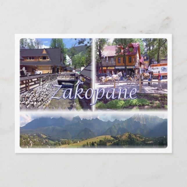 PL Polen - Zakopane - Vykort (Framsida)