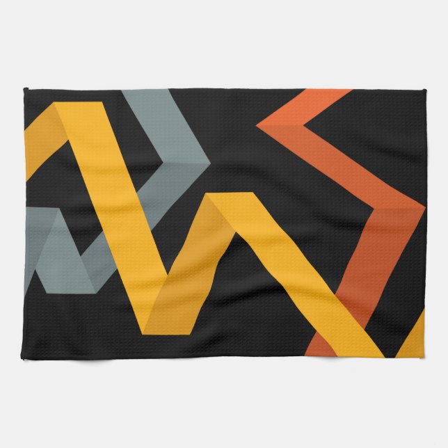 PL-vänlig, livskraftig, modern, urbana grafik Kökshandduk (Horisontell)