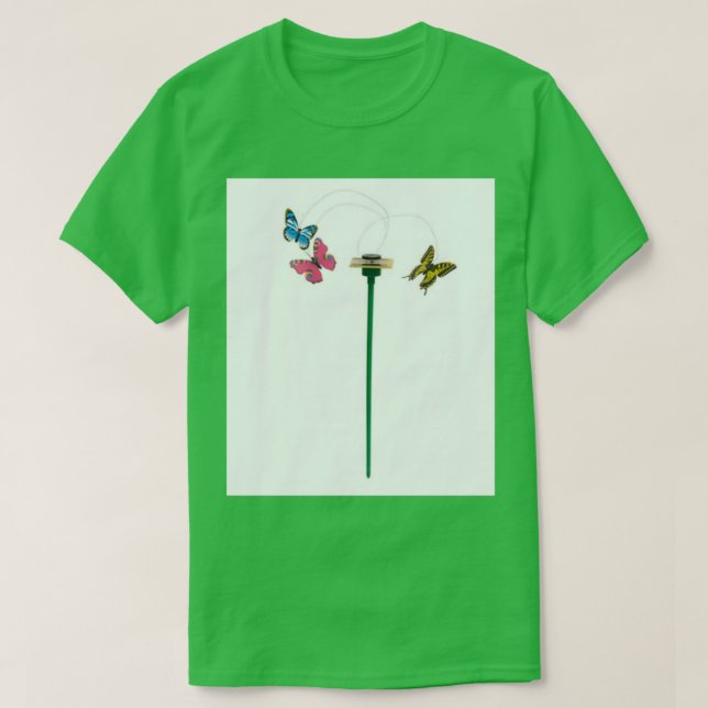 Pla Butterfly Garden Powered Yard Fluttering Solar T Shirt (Design framsida)