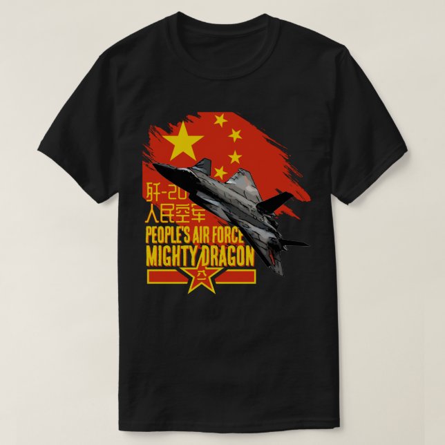 PLAAF Mighty Dragon T Shirt (Design framsida)