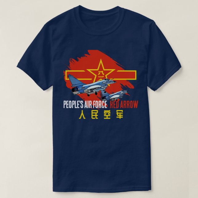 PLAAF Red Pilar T Shirt (Design framsida)
