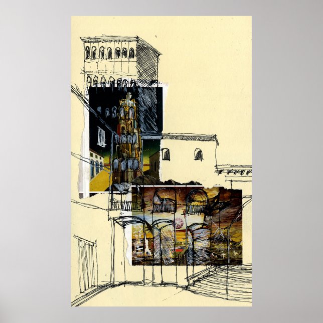 Placa del Rei, Barcelona Poster (Framsidan)