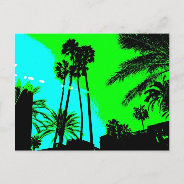 Plaça Reial, Barcelona, Spanien Vykort (Framsida)