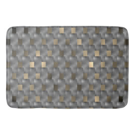 Placas cinza sobre fundo marrom claro, ton pretos badrumsmatta