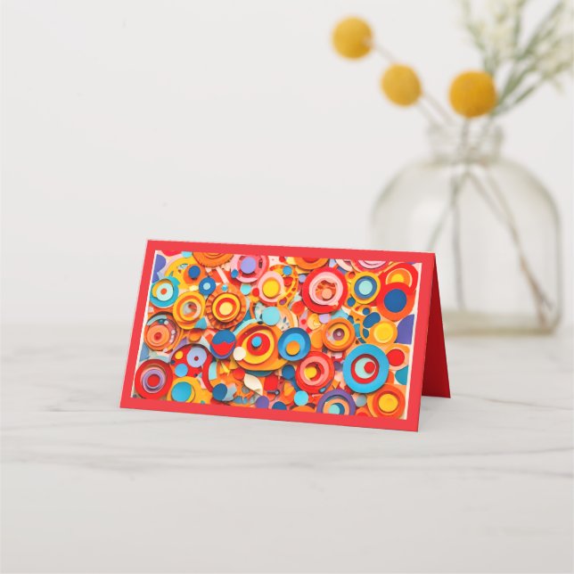 Place Cards for Kids' Party Placeringskort (Framsida)