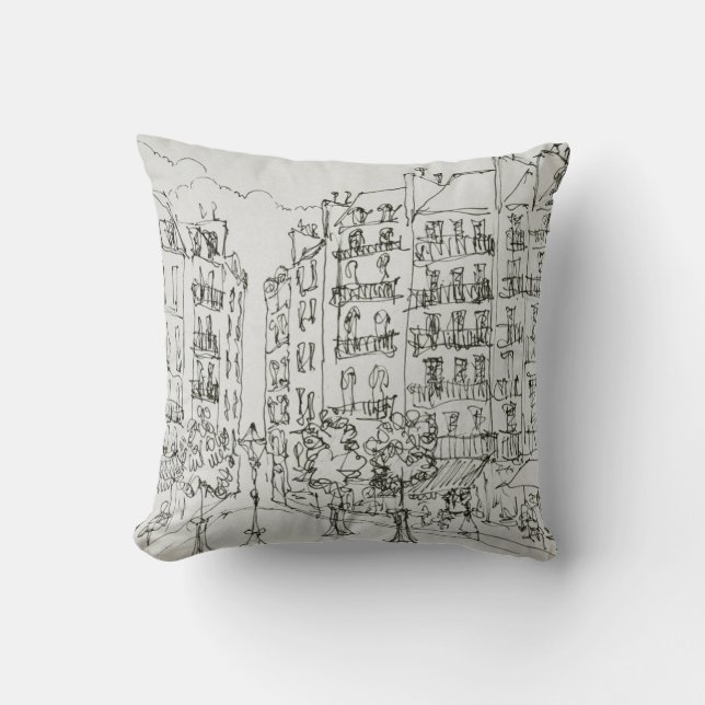 Place Dauphine, Ile de la Cite | Paris, Frankrike Kudde (Framsida)