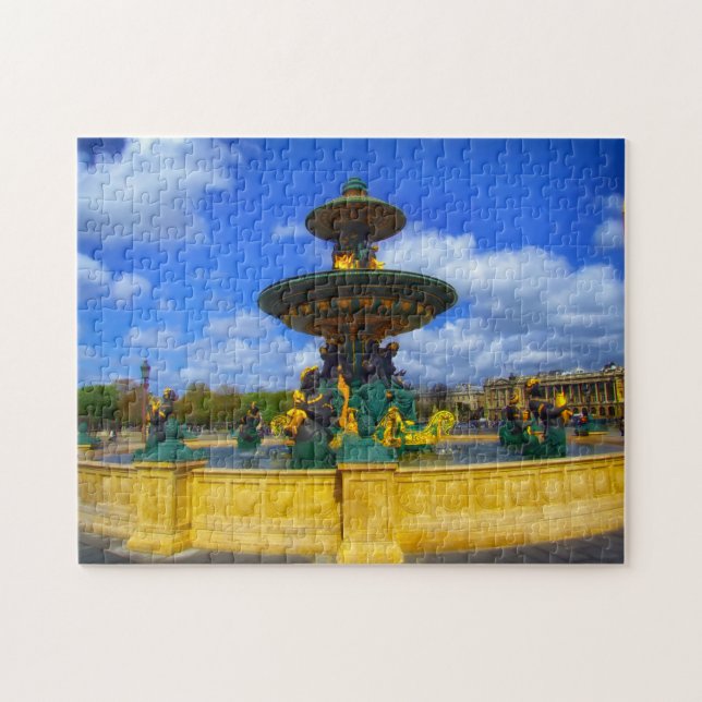 Place de la Concorde Paris. Pussel (Horisontell)