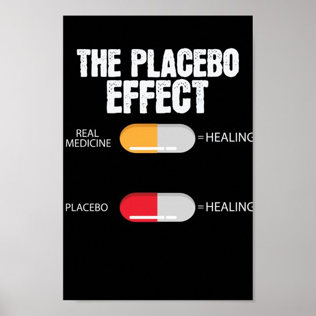 Placebo Effekt Tabletten Poster (Framsidan)