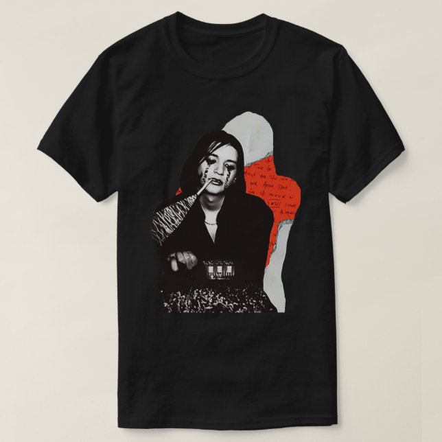 Placebo  rock band,  Malko black and white design  T Shirt (Design framsida)