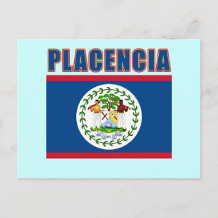 PLACENCIA Belize Beach Tshirts, gåvor Vykort