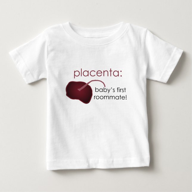 placenta bebis första rumskamrat tröja (Framsida)