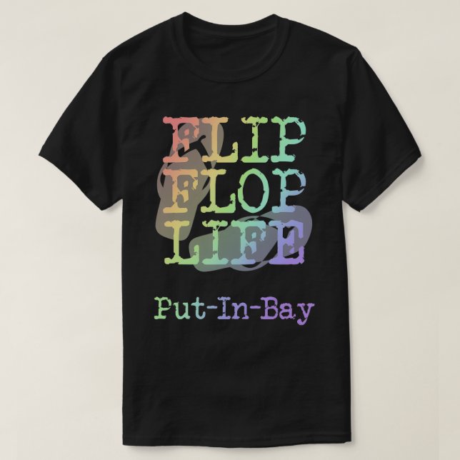 Placera i Bay Ohio-sommarvacation Party Boating Sa T Shirt (Design framsida)