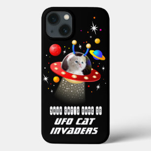 Placera katten i en Alien Spaceship UFO Sci Fi-fil