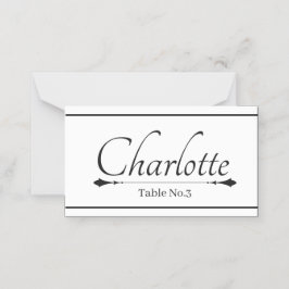 Placera kortet Bröllop Placeringskort