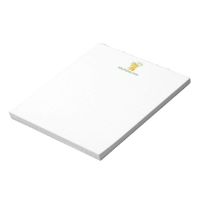 Placera Logotypen här Anteckningsblock (Roterad)