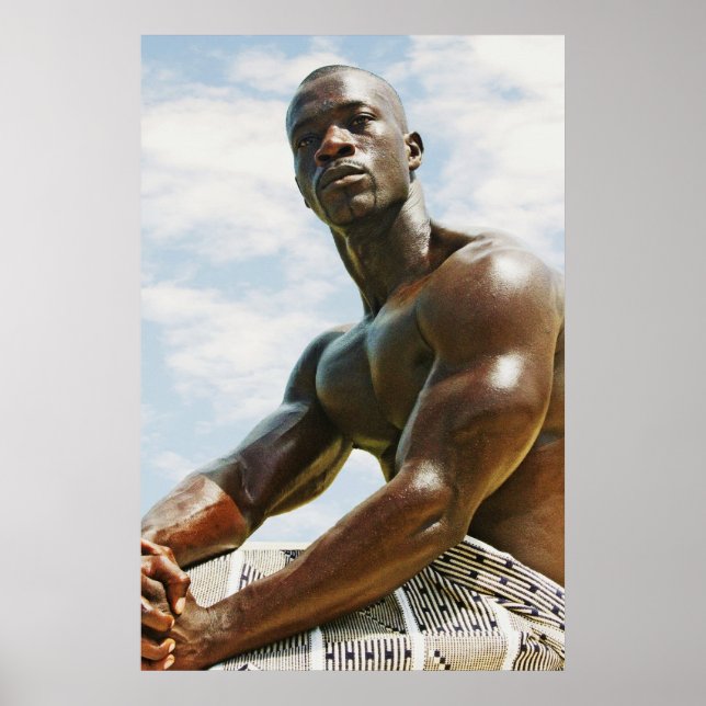 Placerad afrikansk poster (Framsidan)