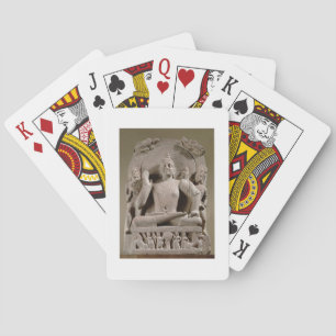 Placerad Bodhisattva, Mathura (röd sandsten) Casinokort