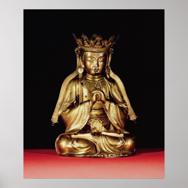 Placerad Buddha Poster (Framsidan)