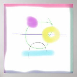 Placerad på en vit bakgrund poster