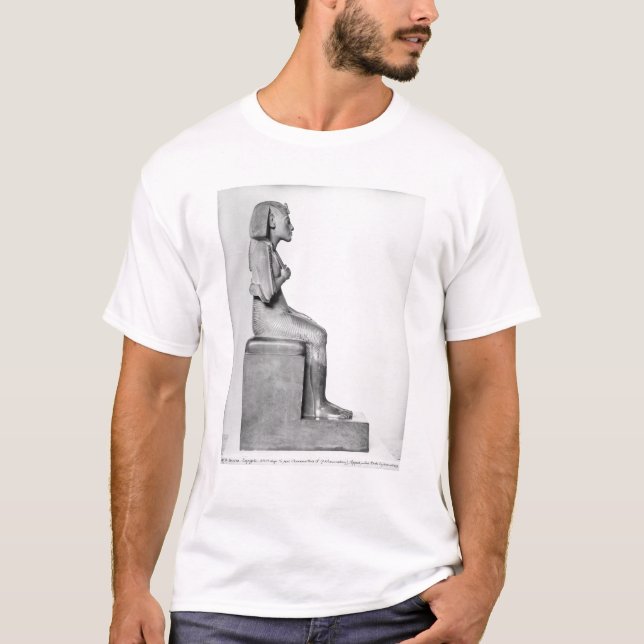 Placerad staty av den Amenophis droppen T-shirt (Framsida)