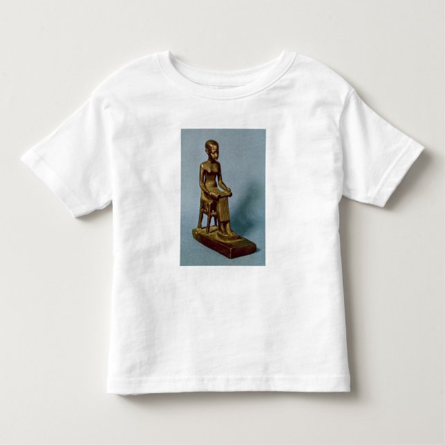 Placerad staty av det Imhotep innehav ett öppet T Shirt (Framsida)