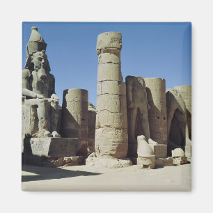 Placerad staty av Ramesses II Magnet