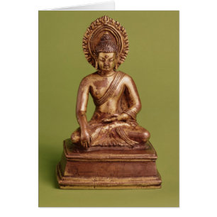 Placerade Buddha Hälsningskort