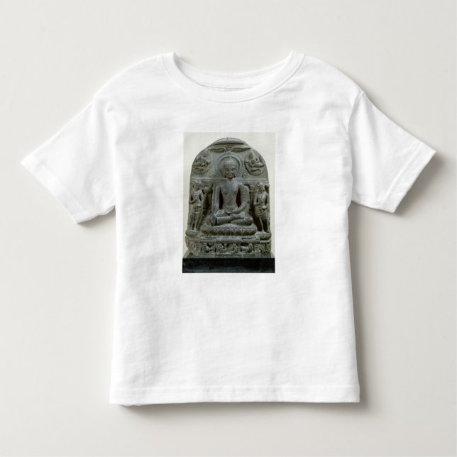 Placerade Buddha i meditation T Shirt (Framsida)