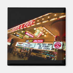Placerar en rolig Las Vegas magnet
