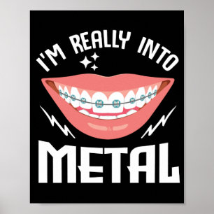 Placerar tandtentist Funny Orthodontist IM Verklig Poster