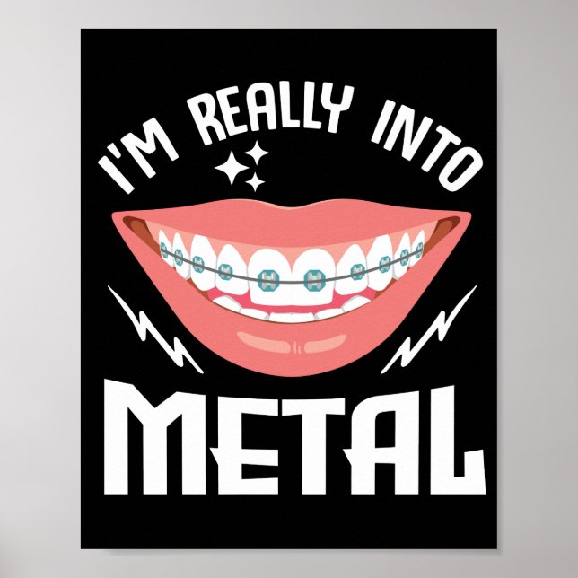 Placerar tandtentist Funny Orthodontist IM Verklig Poster (Framsidan)