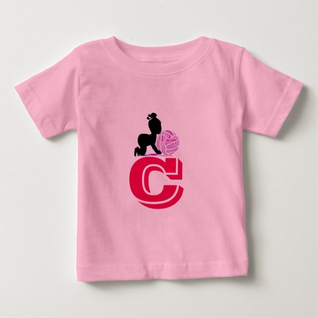 Placering av anpassningsbar Netball Center Player  T-shirt (Framsida)
