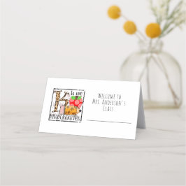 Placeringskort för klassrum