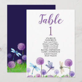 Placeringsplan Bordskort Vacker Kalligrafi