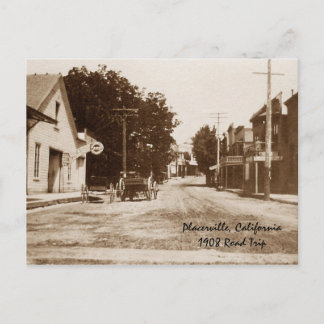 Placerville CA 1908 Vykort
