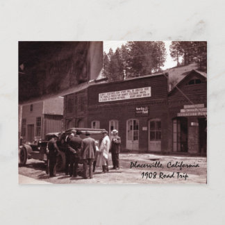 Placerville, California1908 Road Resa Vykort
