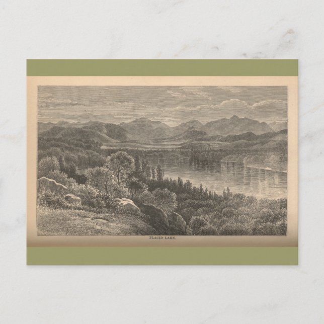 Placid Sjö Vykort (Framsida)