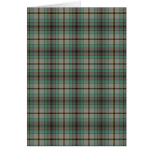 Pläd för Craig familjTartan Hälsningskort