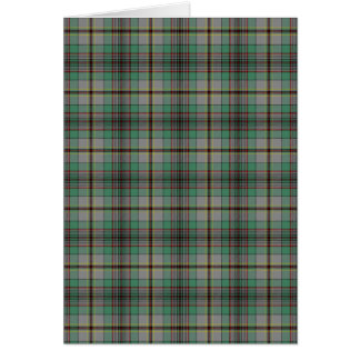 Pläd för Craig familjTartan Hälsningskort