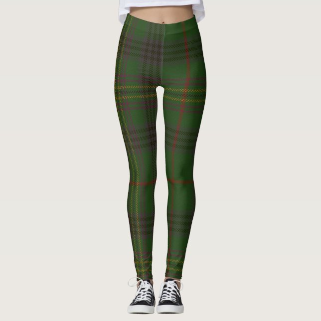 Pläd för Kennedy Tartanklan Leggings (Framsida)