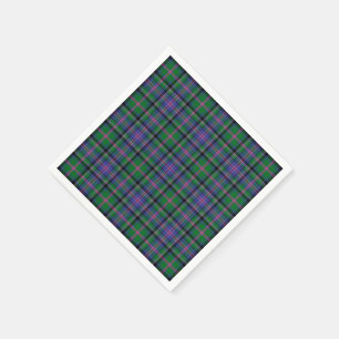 Pläd för klanCooperTartan Pappersservett