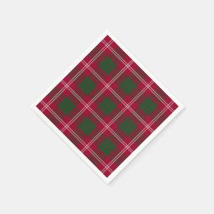 Pläd för klanCrawford Tartan Pappersservett