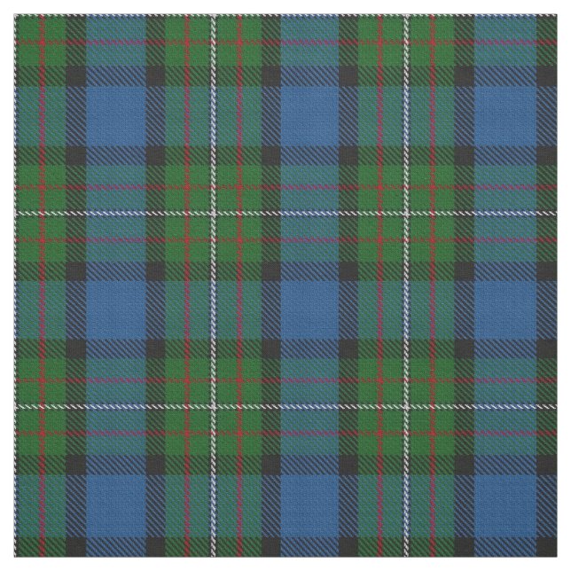 Pläd för klanFergusson Ferguson skotsk Tartan Tyg (Provkarta)