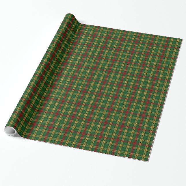 Pläd för klanMacMillan Tartan som slår in papper Presentpapper (Utrullad)