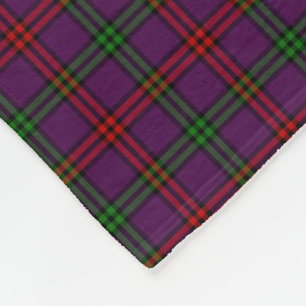 Pläd för lilor för klanMontgomery Tartan Fleecefilt