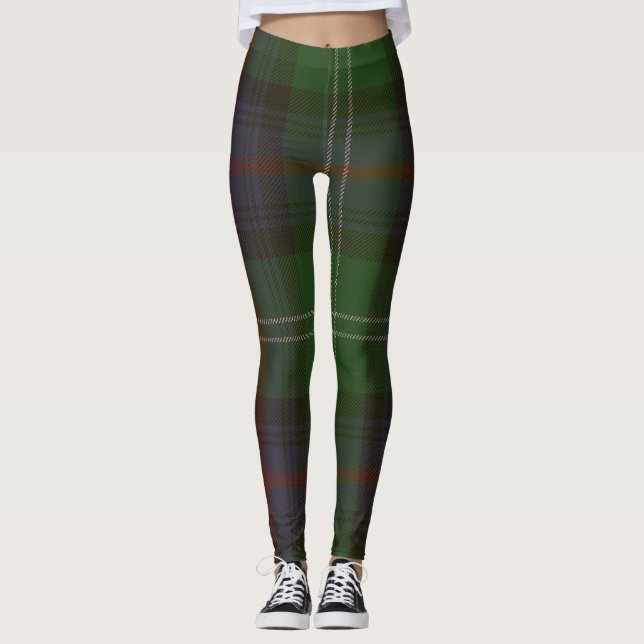 Pläd för Sutherland Tartanklan Leggings (Framsida)
