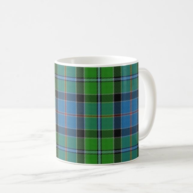 Pläd för Tartan för för klassikerklanStirling Kaffemugg (Framsida höger)