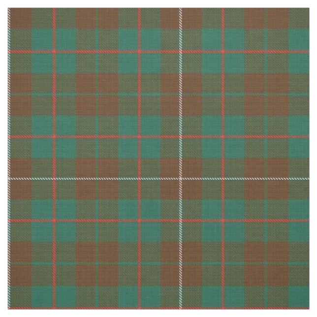 Pläd för Tartan för klanMacKinnon skotsk jakt Tyg (Provkarta)