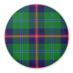Pläd för Tartan för skotsk praktklan ung Knopp